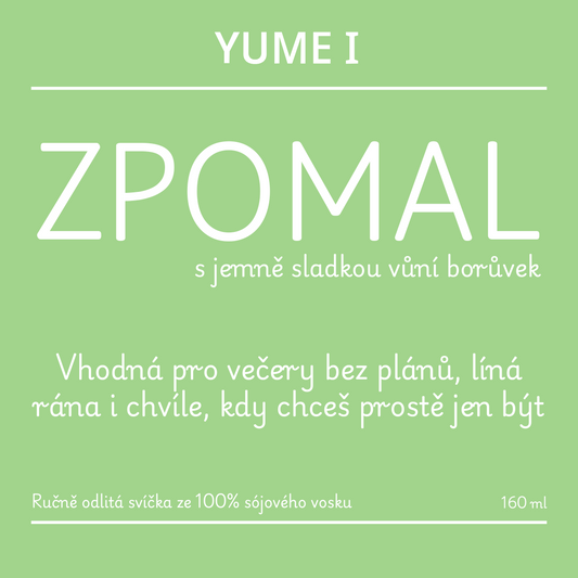 Zpomal s vůní borůvek