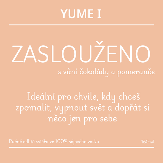 Zaslouženo s vůní čokolády a pomeranče