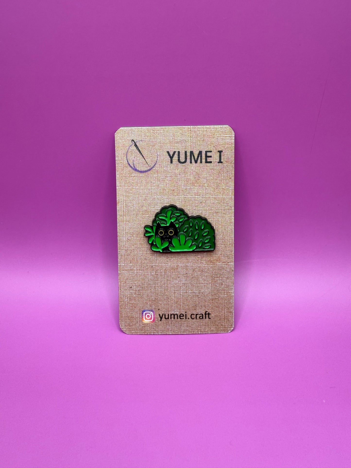 Black Cat in the forest Pin