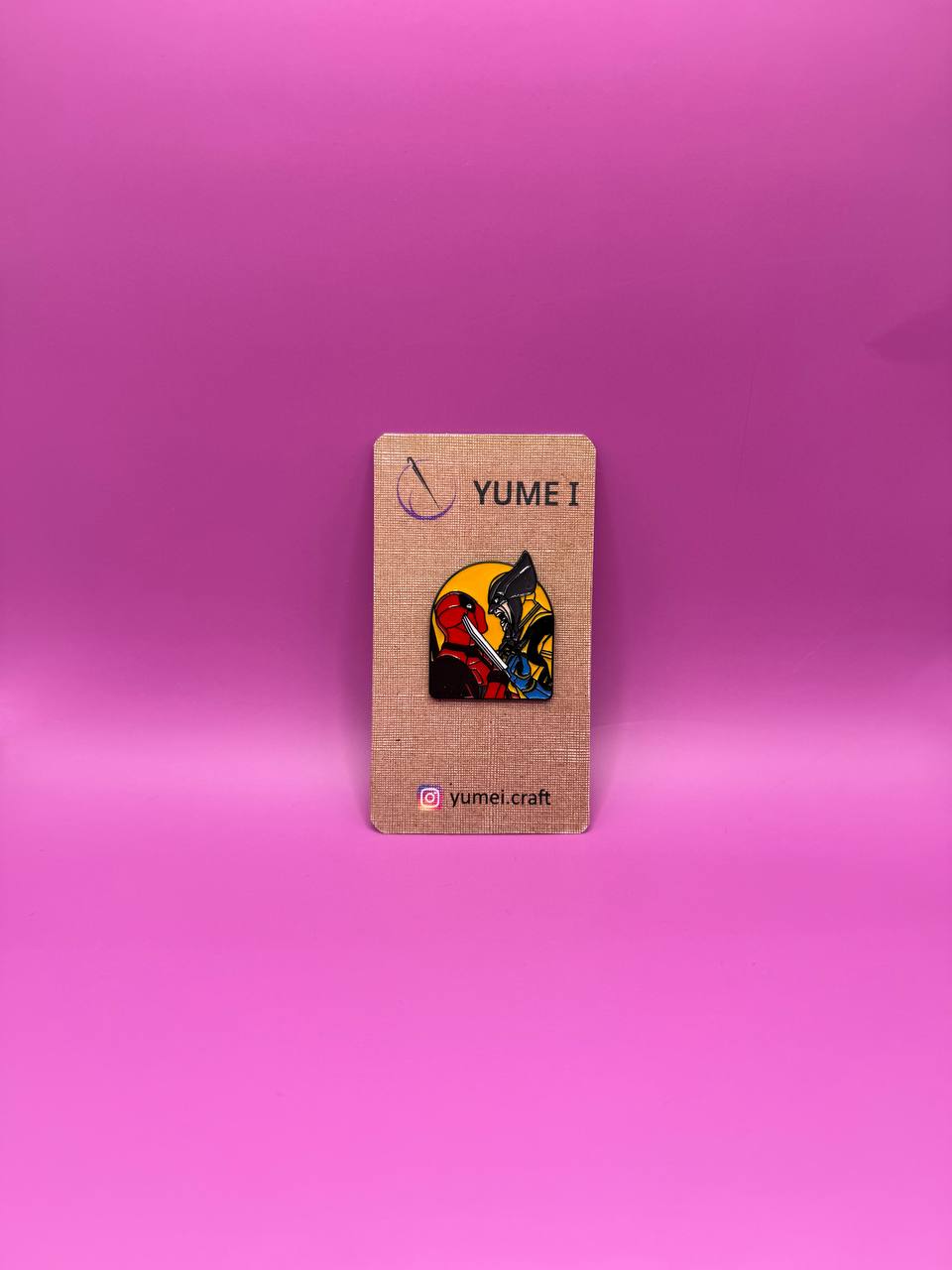 Deadpool & Wolverine Yellow Pin