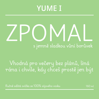 Zpomal s vůní borůvek
