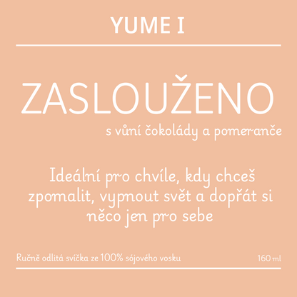 Zaslouženo s vůní čokolády a pomeranče