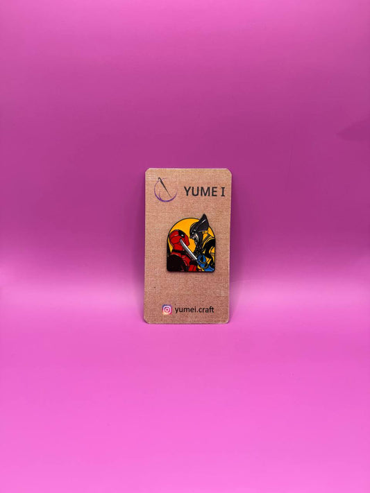 Deadpool & Wolverine Yellow Pin