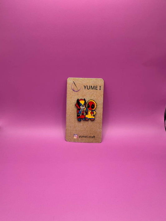 Deadpool & Wolverine Friends Pin